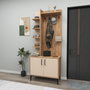 Hanah Home Julendor Atlantic Pine, Beige